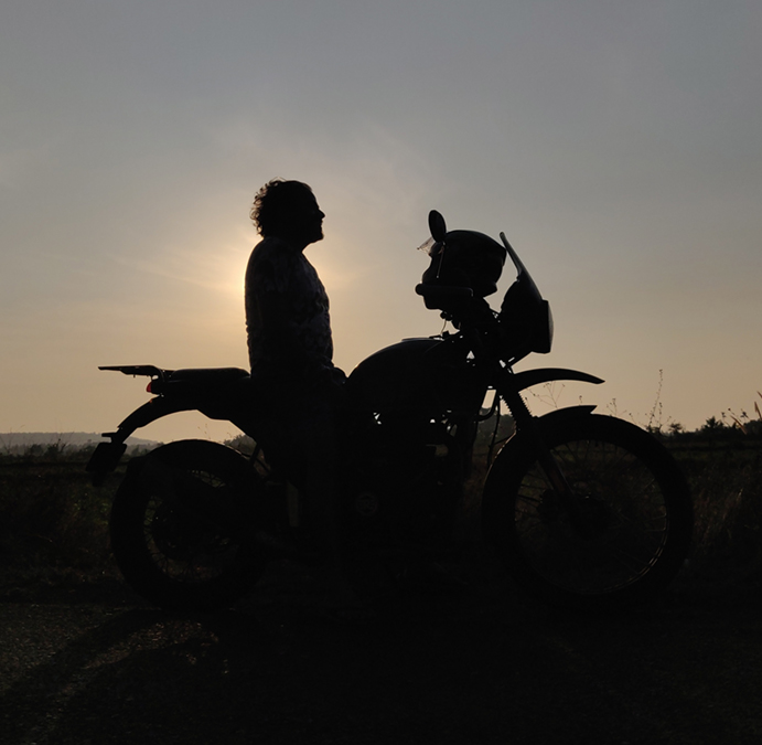 Travel on bike across India